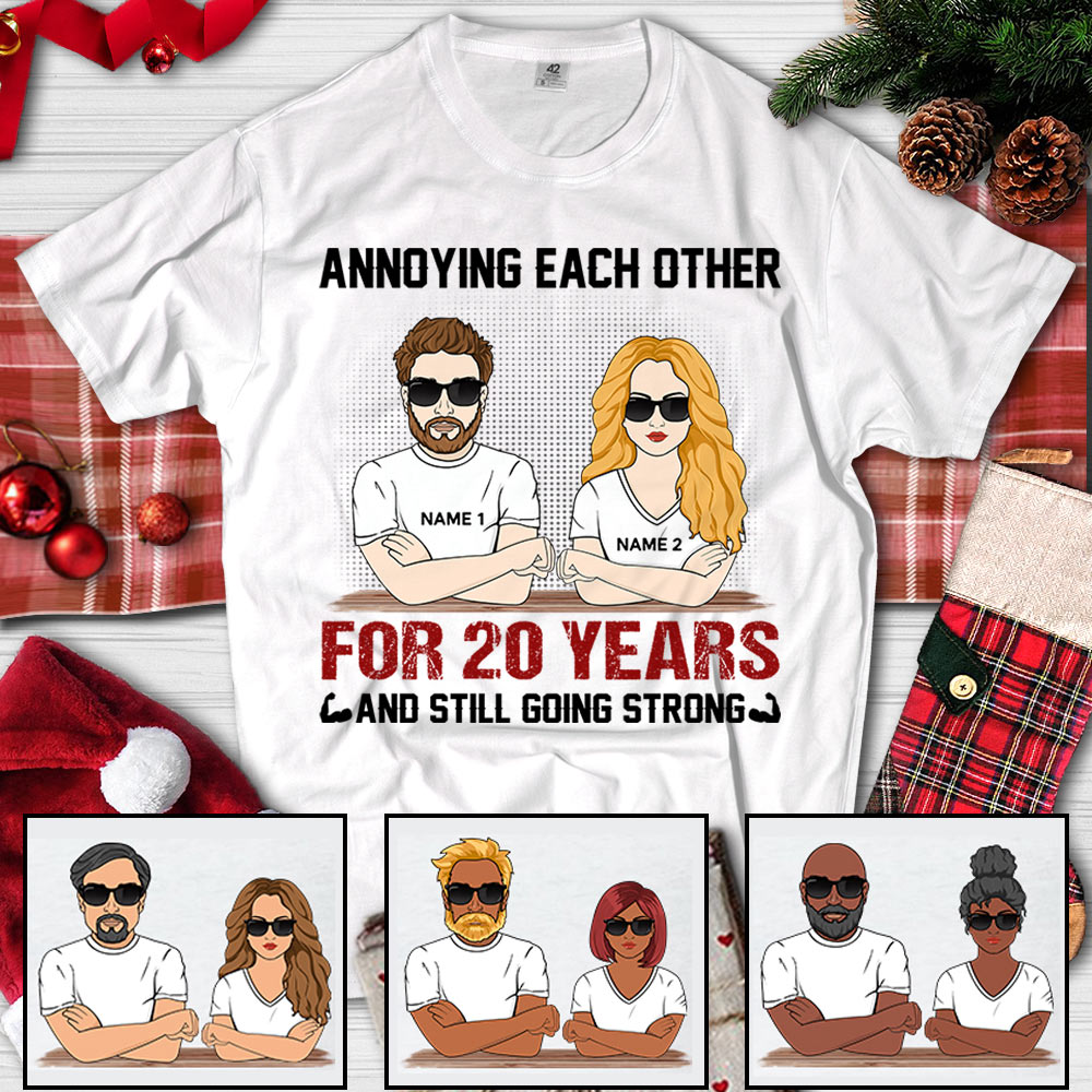 Annoying Each Other For Many Years And Still Going Strong Personalized Shirts, DO99