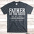 Personalized Father of the Bride / I loved her first. {with Wedding Date and Birth Date} T-Shirt