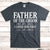 Personalized Father of the Groom / I loved him first. {with Wedding Date and Birth Date} T-Shirt