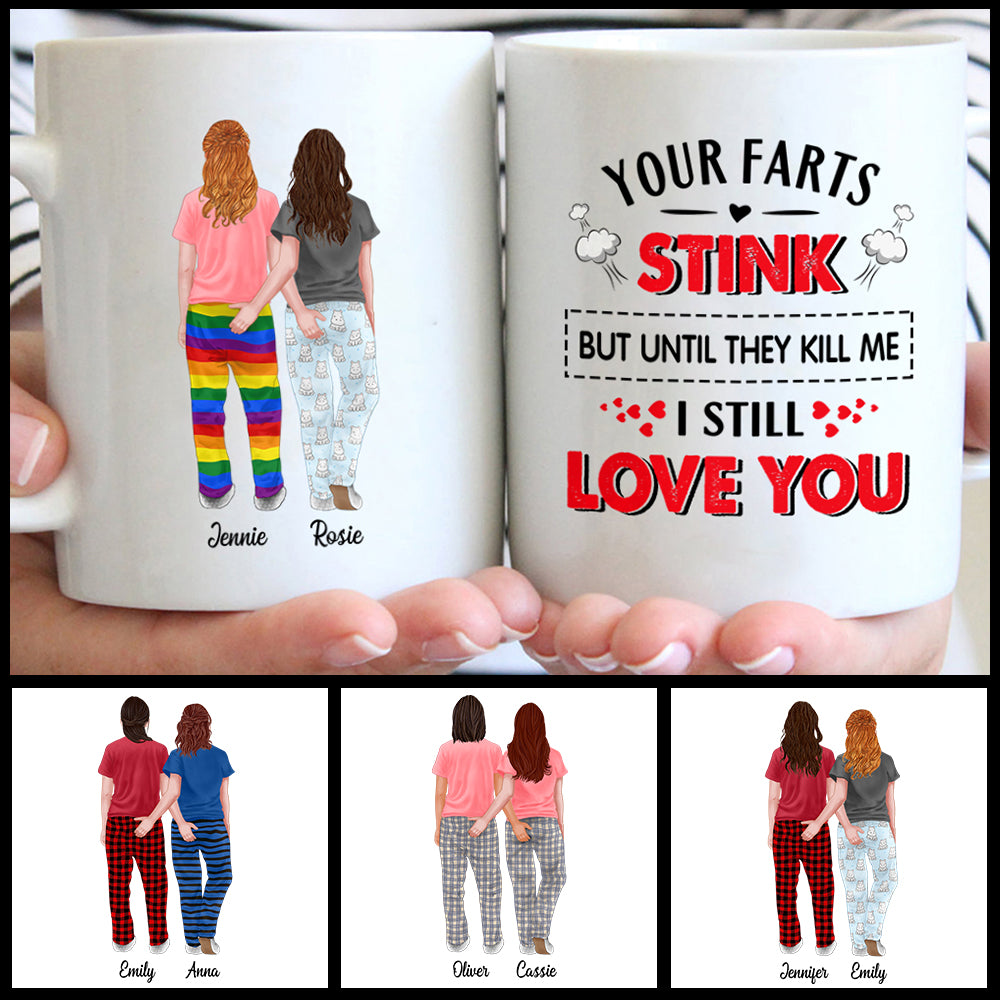 Funny Custom LGBT Mug, Les Pride Mug, Best Gift For LBGT Friends, Anniversary Gift, Valentine's Day Gift, Christmas Gift for Lesbian - HG98 - UOND